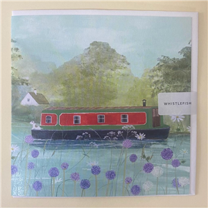 Whistlefish Greeting Card Along The River 16x16cm
